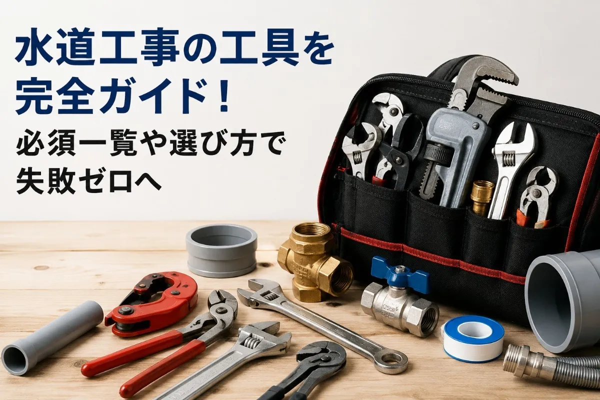 水道工事の工具を完全ガイド！必須一覧や選び方で失敗ゼロへ