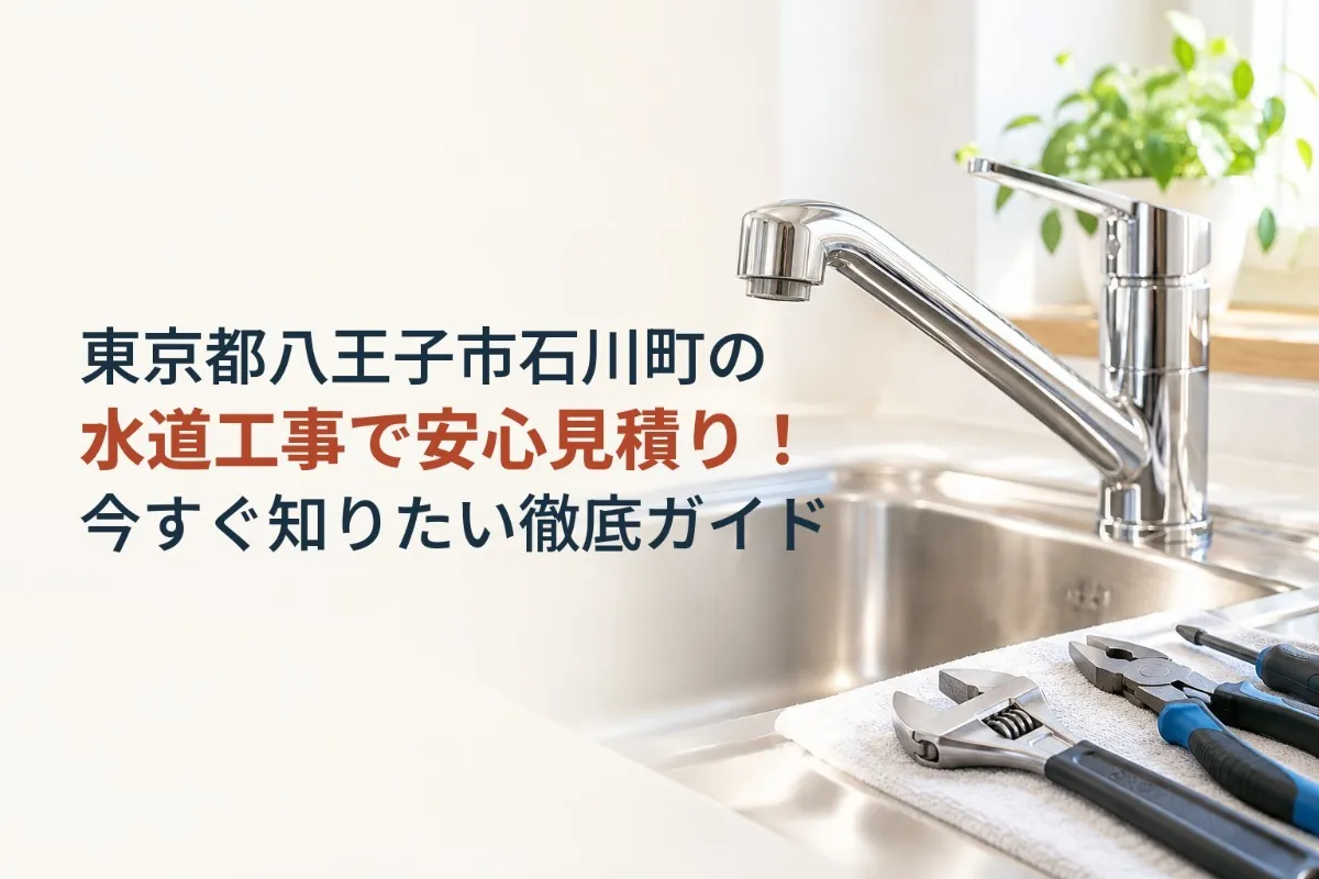 東京都八王子市石川町の水道工事で安心見積り！今すぐ知りたい徹底ガイド